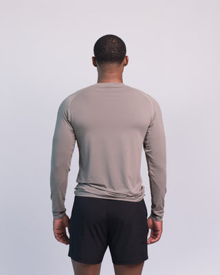 'Stone Grey' Performance Longsleeve