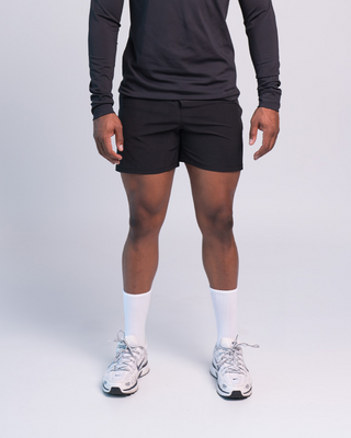 'Black' 5" Training Shorts