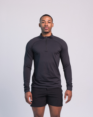 'Black' Performance Quarter Zip
